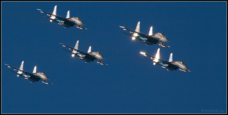 photo "Russian Knights aerobatic team" tags: misc., technics, 