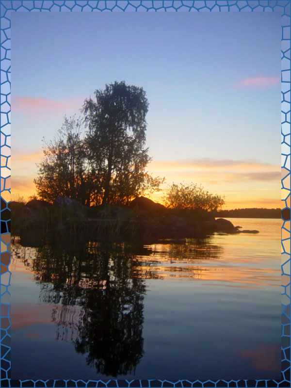 photo "Island" tags: landscape, sunset, water