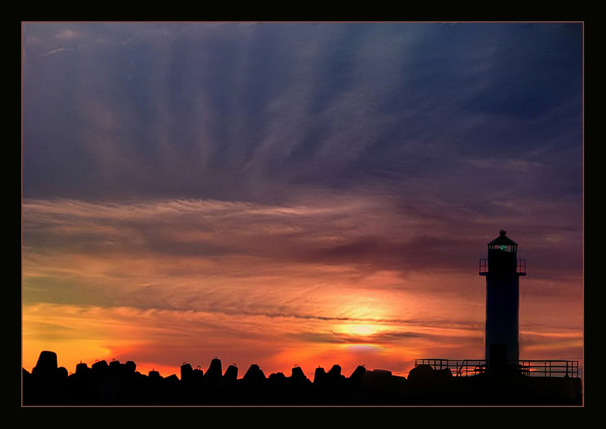 photo "Untitled photo" tags: landscape, clouds, sunset