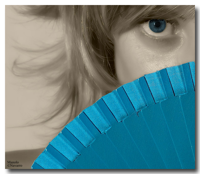 photo "blue" tags: portrait, woman