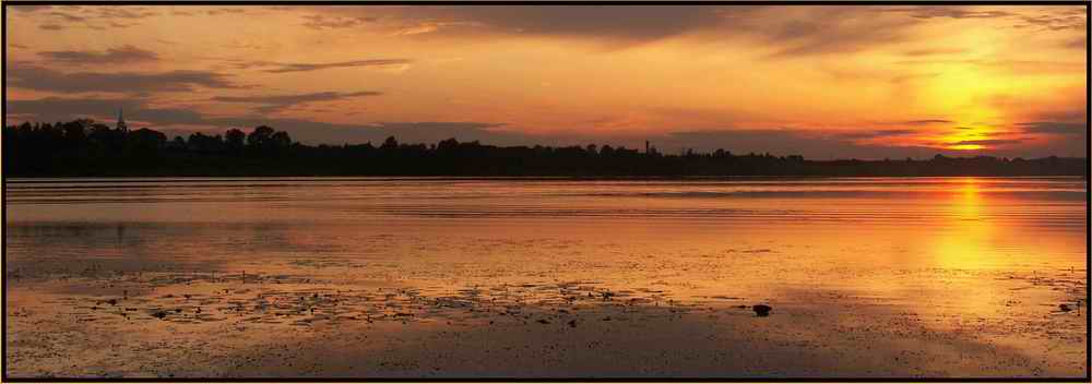 фото "Выткался на озере алый свет зари" метки: пейзаж, закат
