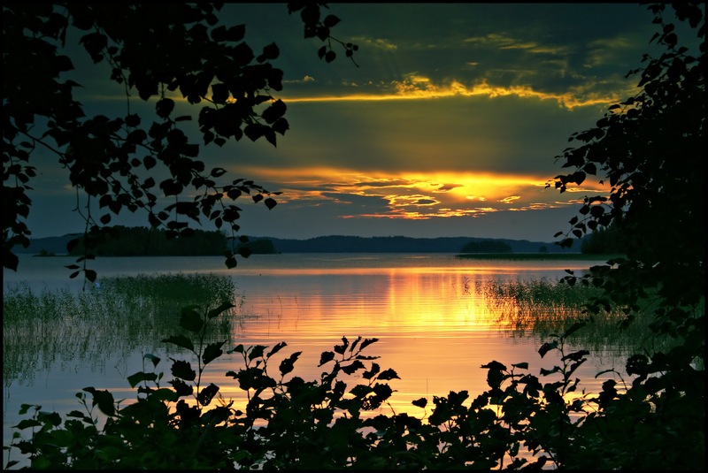 photo "Evening lights" tags: landscape, sunset
