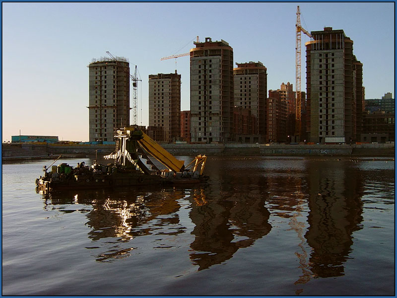 photo "River fleet" tags: architecture, landscape, water