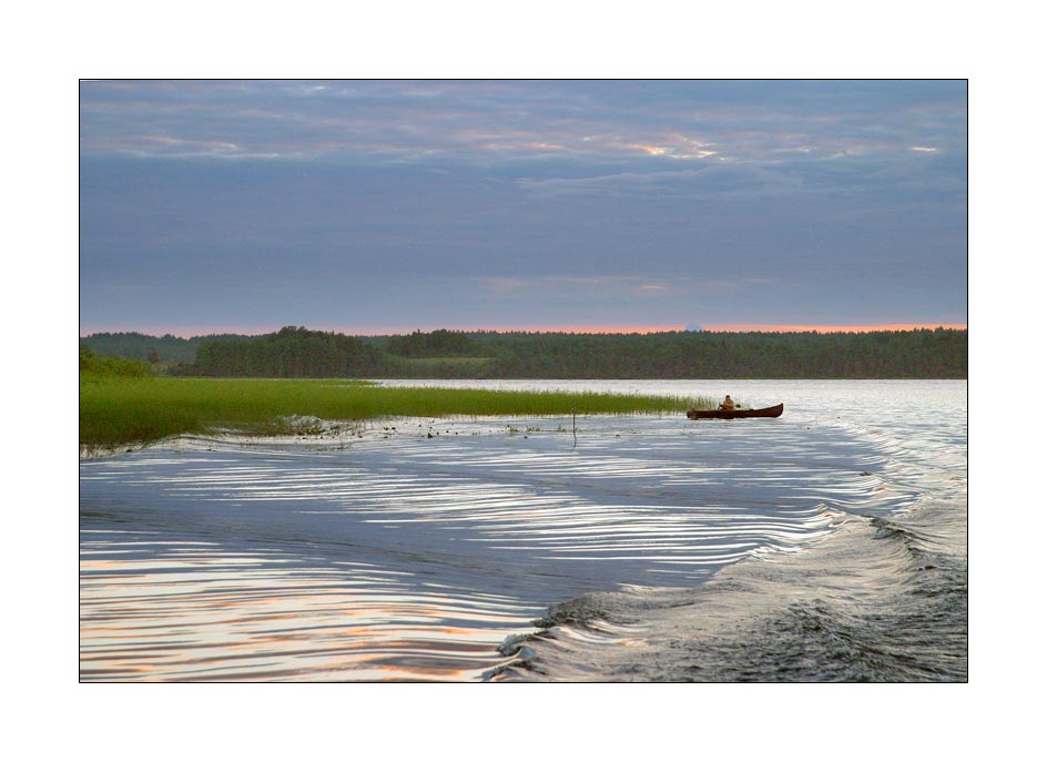 фото "На Кенозере." метки: пейзаж, вода, закат