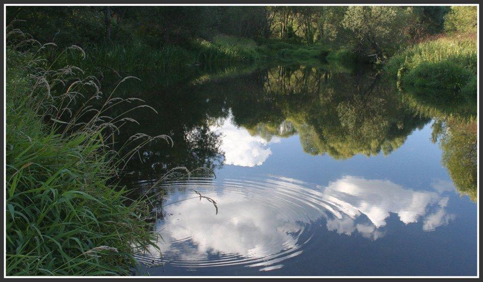 фото "Маленькая река" метки: пейзаж, вода, облака