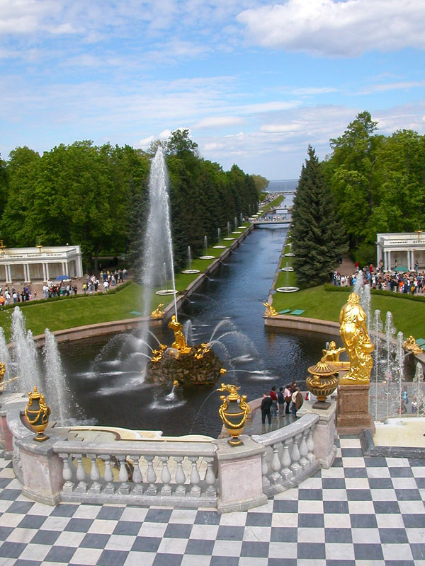 photo "Petergof fountain" tags: architecture, travel, landscape, Europe