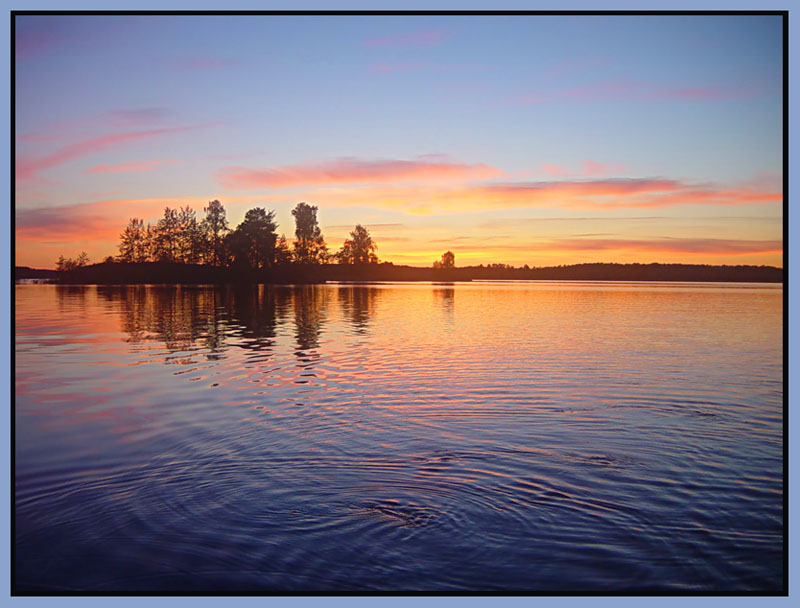 photo "Islands" tags: landscape, sunset, water