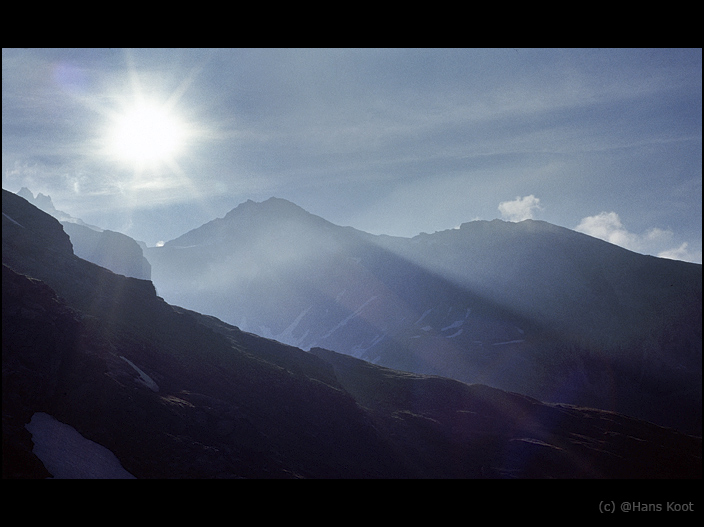 фото "Blue sun" метки: пейзаж, горы, закат
