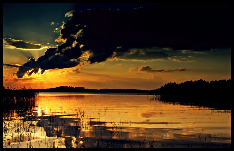 фото "Dark cloud" метки: пейзаж, лето