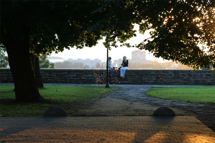 photo "Warm evening" tags: landscape, genre, sunset