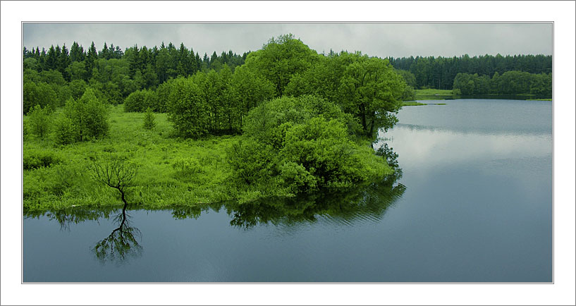 фото "тишина" метки: пейзаж, вода, лес
