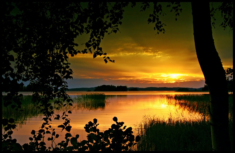 photo "Golden sunset..." tags: landscape, sunset