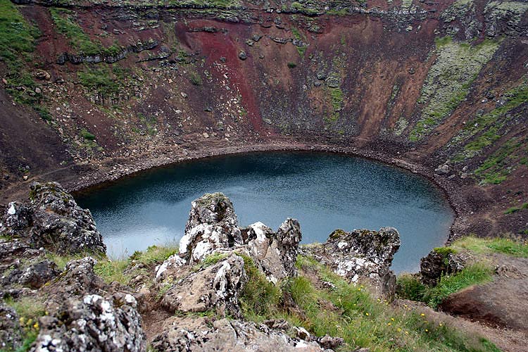 фото "Kerid" метки: пейзаж, вода, лето