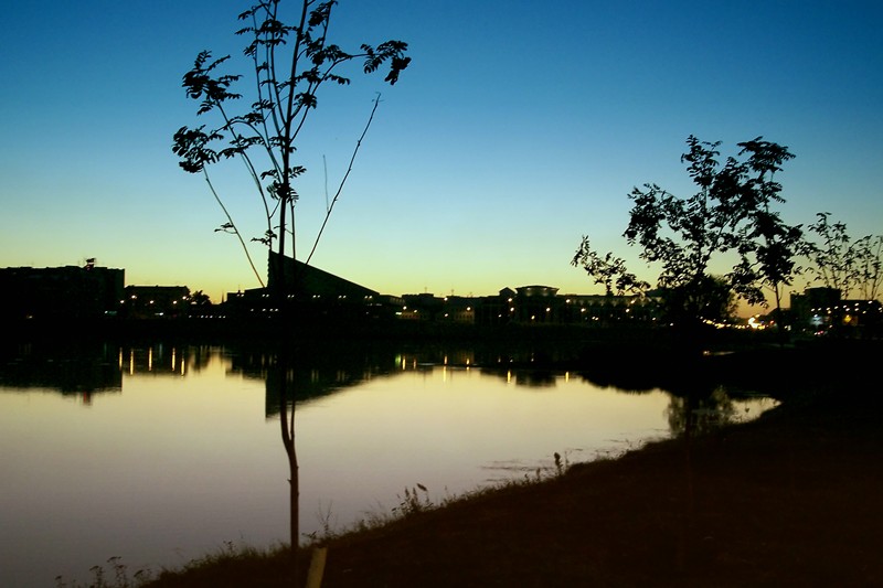 фото "Вечернее" метки: пейзаж, вода, ночь