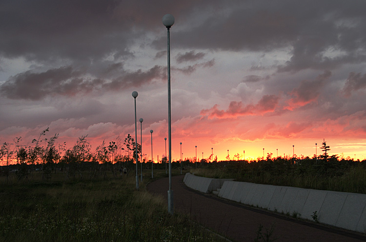 photo "Northern evening ..." tags: landscape, summer, sunset