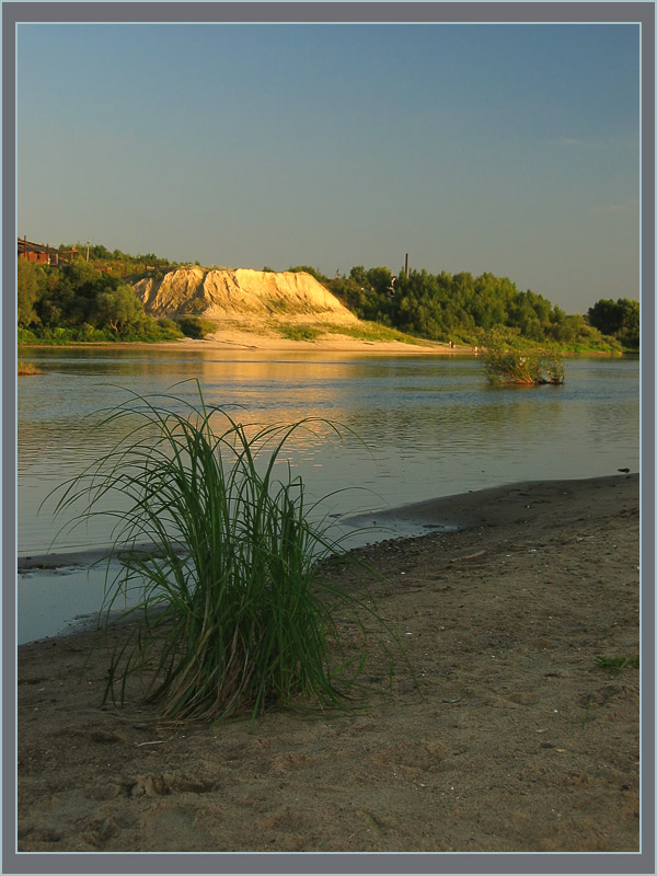 photo "The Oka river. Bald hill." tags: landscape, summer, water