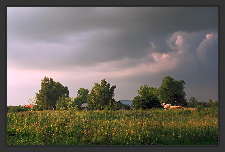 photo "Rural etude" tags: landscape, clouds, summer
