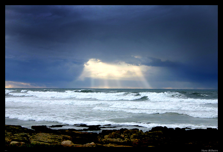 photo "The light after the dark storm." tags: landscape, sunset