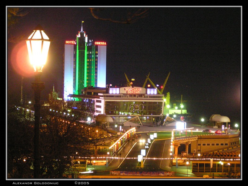 photo "Night sea port" tags: architecture, landscape, 