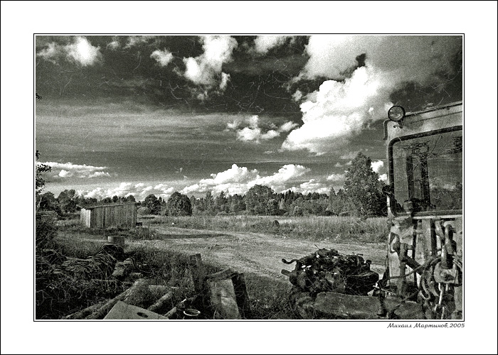 photo "Shot № 8630." tags: landscape, clouds, forest