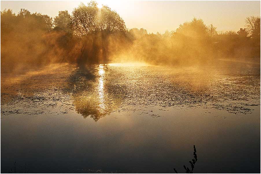 фото "Солнечный дождь" метки: пейзаж, закат