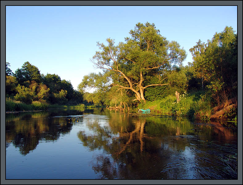 photo "Calm evening" tags: landscape, sunset, water