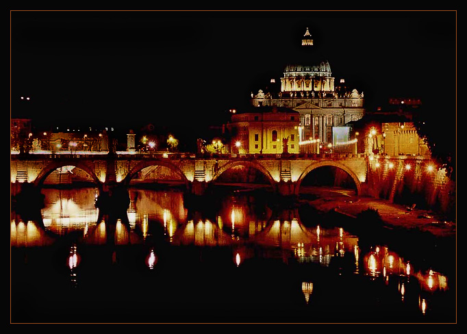 photo "The Roman night" tags: architecture, landscape, night