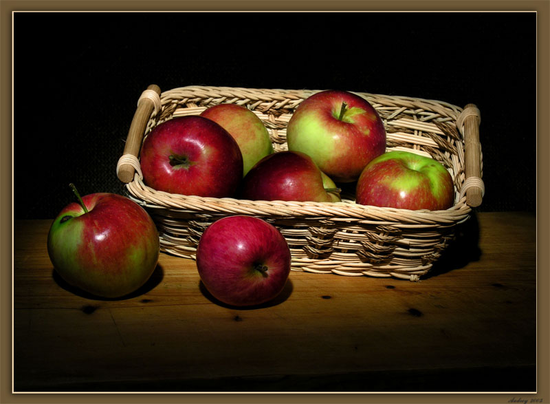 фото "Яблочный натюрморт" метки: натюрморт, 