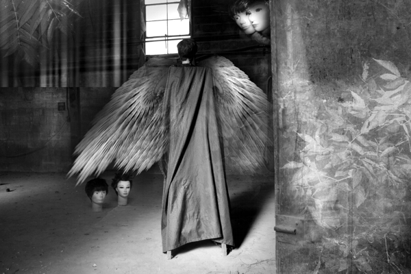photo "wooden angel" tags: genre, black&white, 