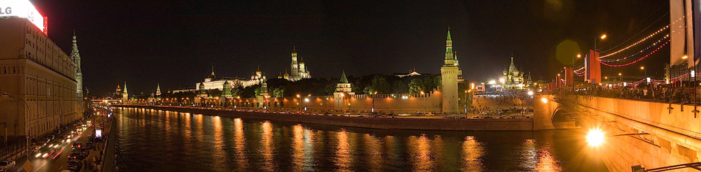 photo "Moscow River Quay" tags: landscape, architecture, night