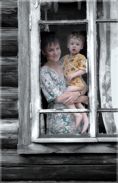 photo "Motherhood 2005" tags: portrait, woman