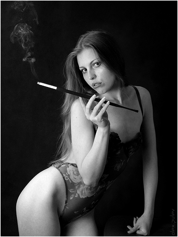 photo "Grace..." tags: portrait, black&white, woman
