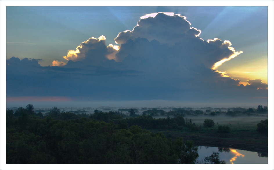 фото "Парабельские восходы" метки: пейзаж, закат
