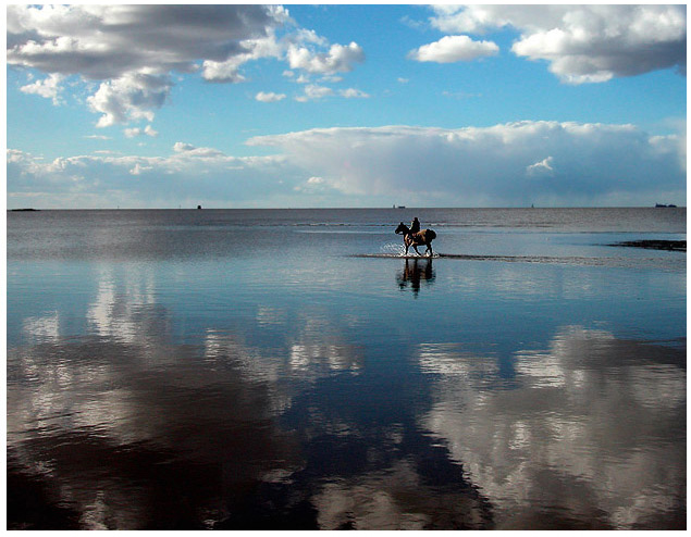 фото "in silence, through  blues and dreams..." метки: пейзаж, природа, вода
