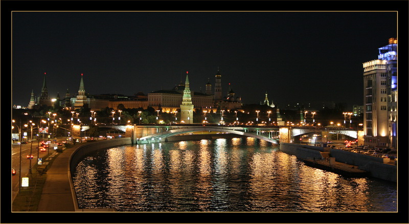 photo "Night walk on Moscow." tags: architecture, landscape, night
