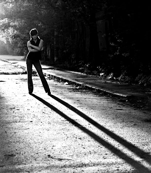 photo "Anne's shadow" tags: portrait, woman
