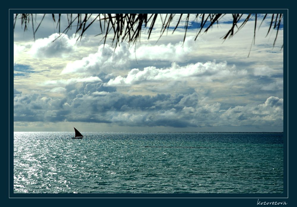 photo "lonely sail in paradise" tags: landscape, nature, water
