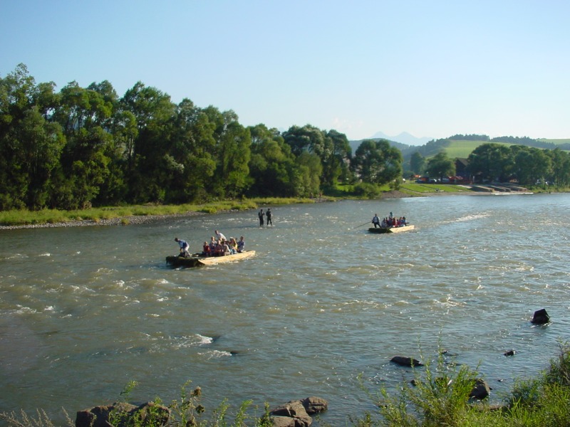 фото "rafting on Dunajec river" метки: пейзаж, путешествия, Европа, горы