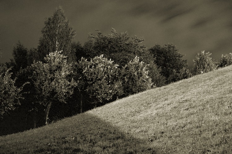 photo "Geometry of night" tags: landscape, black&white, night
