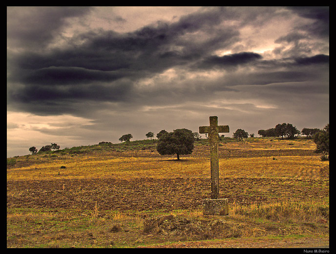 photo "Eiras de El- Rei D Joгo I" tags: landscape, sunset