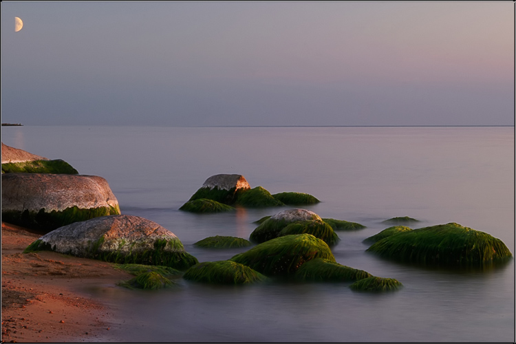 photo "In the silence" tags: landscape, sunset, water