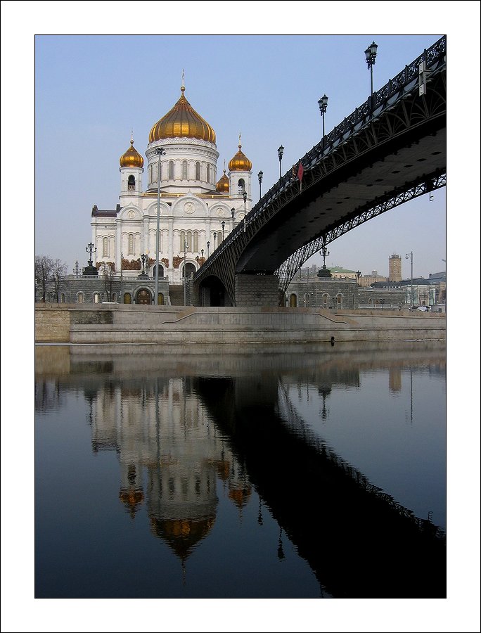 фото "Храм Христа Спасителя." метки: архитектура, пейзаж, 