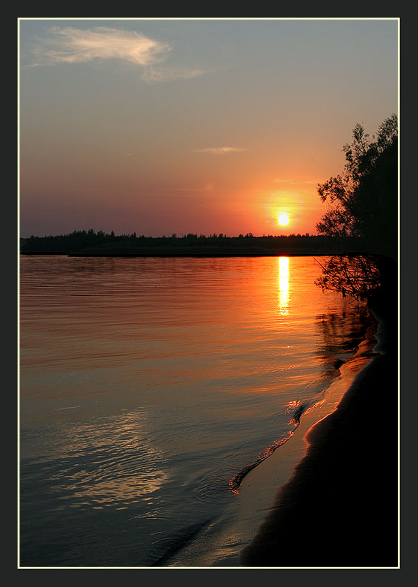 photo "Calmness" tags: landscape, sunset, water