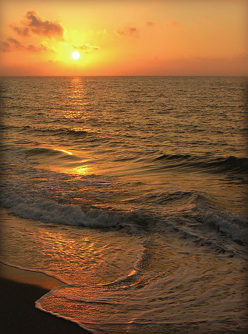 фото "Greek sunset..." метки: пейзаж, вода, закат