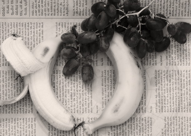 photo "About press" tags: still life, black&white, 