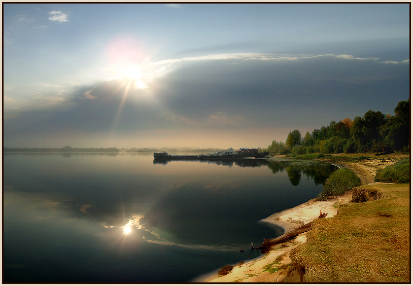 photo "On a dawn" tags: landscape, sunset, water