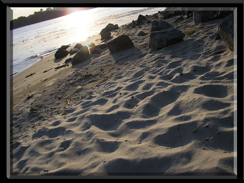 photo "Off and away" tags: landscape, sunset, water