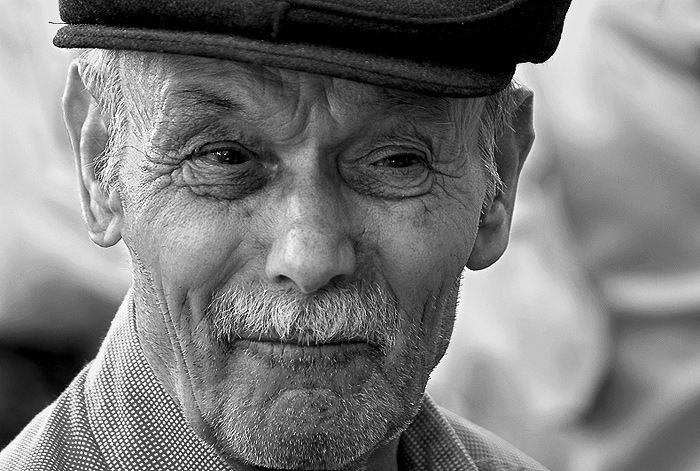 photo "Old man" tags: portrait, black&white, man
