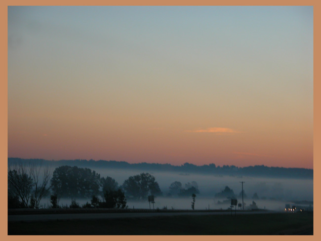 photo "Morning fog 2" tags: landscape, sunset