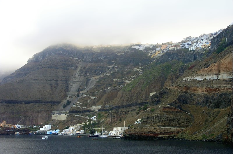 photo "Fira in a fog" tags: misc., 